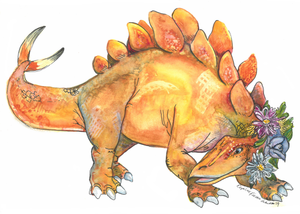 Stegosaurus Card